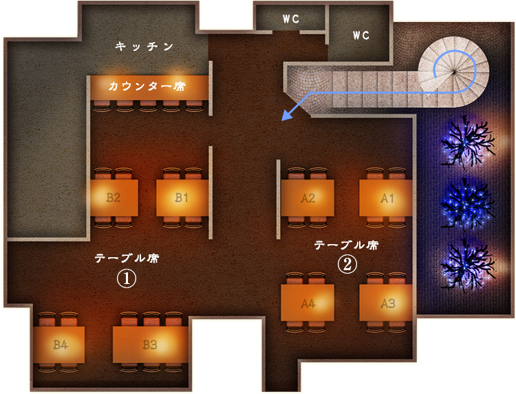 店内見取り図